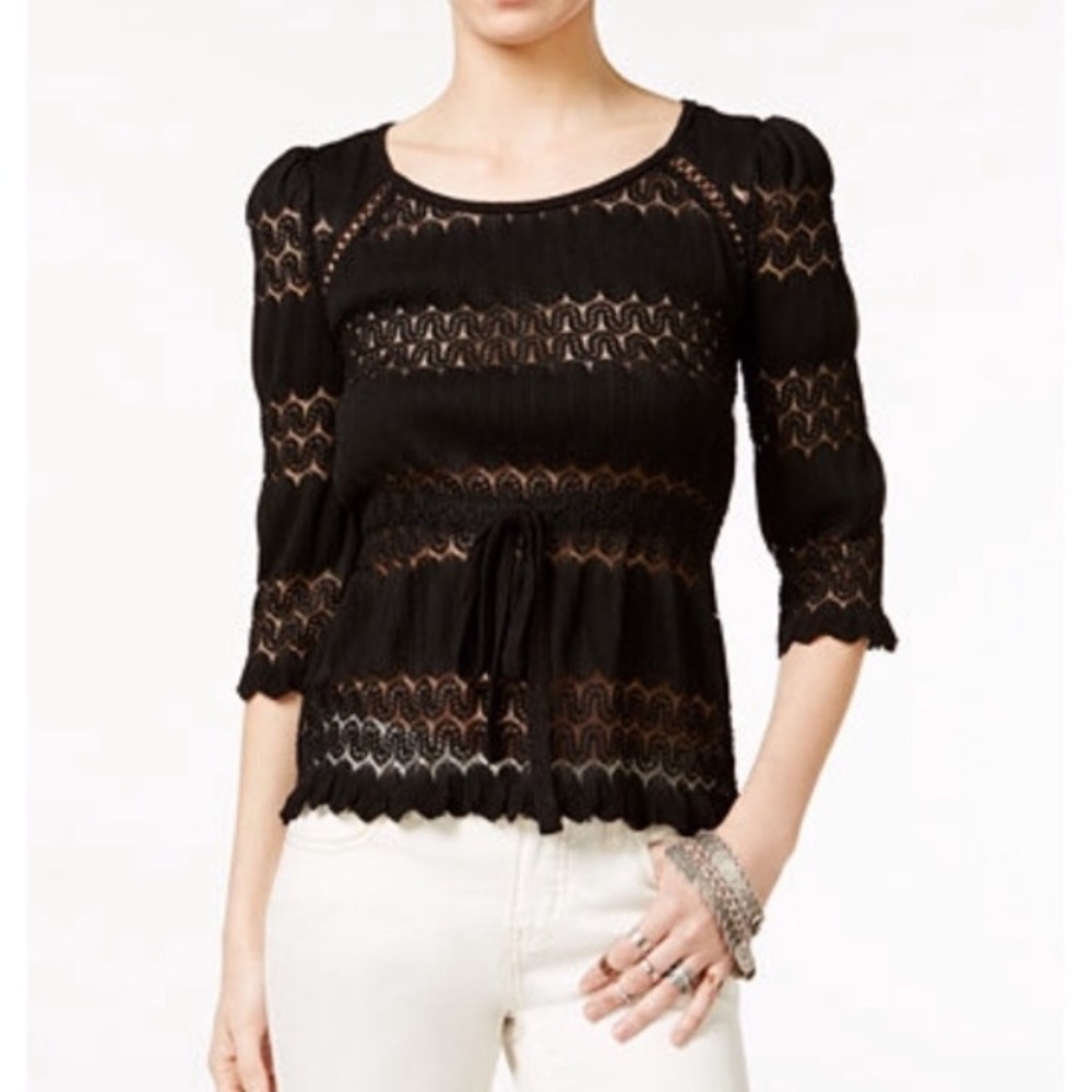 Free People Fire Island Crochet Top - Picture 9 of 16